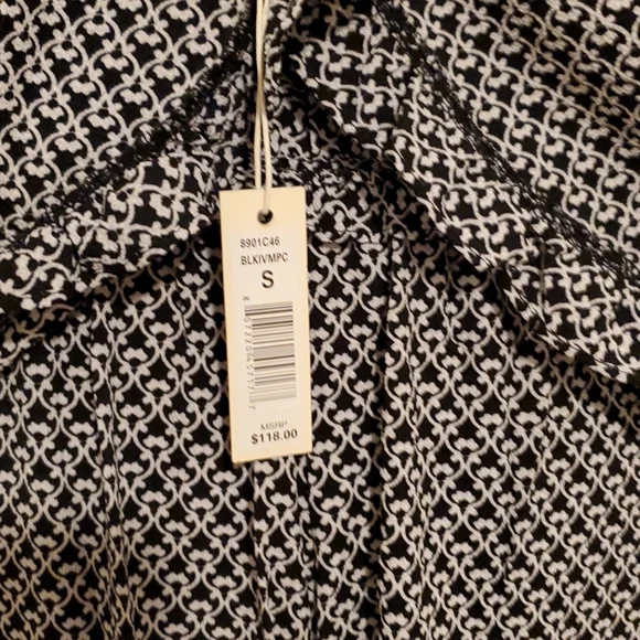 Max Studio smocked ruffle jumpsuit - Picture 4 of 7